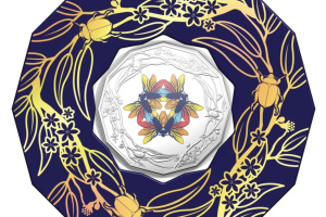 2022 50c Christmas Beetle coloured uncirculated coin - Assorted colours / random supplied